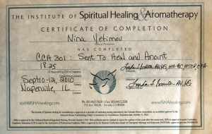 Nina Radarani aromatherapy certification
